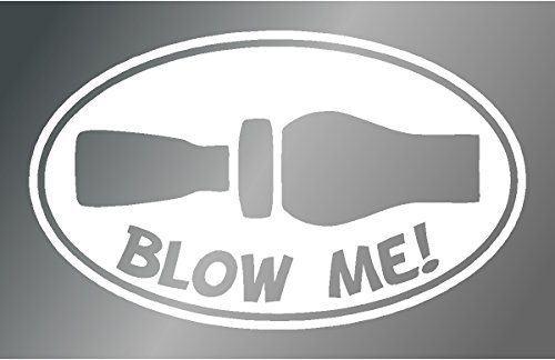 Bumper Stickers, Decals & Magnets Sassy Stickers blow-me-white-cut-sas