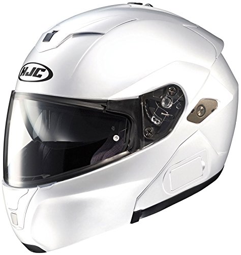 HJC Mens Sy-Max III Modular Motorcycle Helmet White Small S Helmets HJC Helmets 578-142
