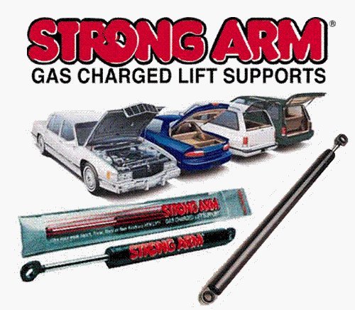 Qty (2) FORD Aspire 1994 1995 1996 1997 Rear Hatch Lift Supports, Struts, Shocks, W/O Spoiler Strong Arm 4319L & 4319R Lift Supports Strongarm 4319L