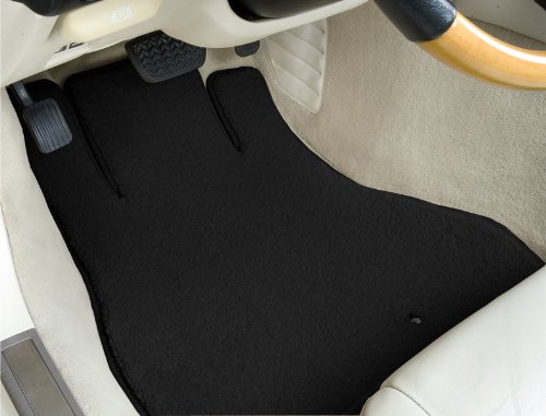 Mercedes-Benz 250C Black Lloyd Mats Custom Fit Luxe Floor Mats Front and Rear Set - (1968 68 1969 69 1970 70 1971 71 1972 72 1973 73 1974 74 1975 75 1976 76 ) Custom Fit Lloyd Mats LU01-Black1336
