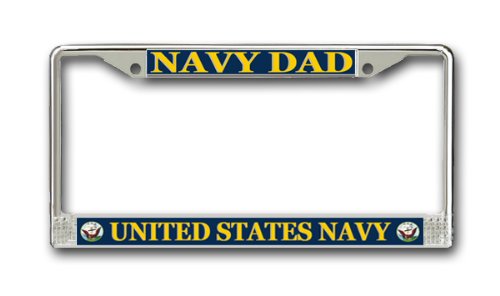 Frames Navy License Plate Frames 