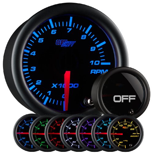 Tachometers GlowShift GS-T710-SM