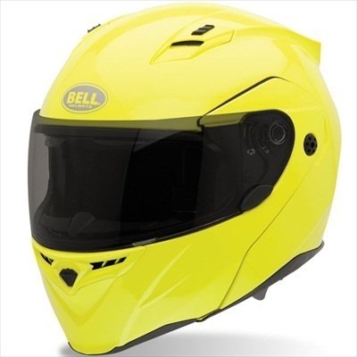 Bell Solid Adult Revolver Evo Street Racing Motorcycle Helmet - Hi-Vis Yellow / X-Large Helmets Bell 2033326