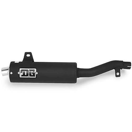 DG Performance 051-8030 - RCM II Slip-On with Spark Arrestor - Black fits Kawasaki Bayou 300 (1988 - 2004) Exhaust DG Performance 051-8030