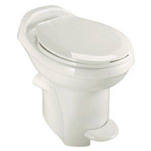 Motorhome and RV Bathroom Aqua Magic Porcelain Toilet High Profile (White) Categories Thetford 34430