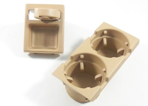 Sand Beige Cup Holder and Coin Tray for Your BMW E46 3 Series Cup Holders BMW 51 16 8 217 955 / 51 16 8 217 959
