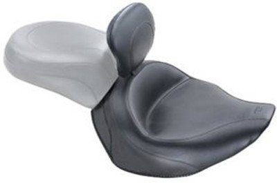 Yamaha STR-0SS56-12-56 Wide Vintage Solo Seat with Driver Backrest by Mustang for Yamaha Roadliner/Stratoliner Seat Covers Yamaha STR-0SS56-12-56