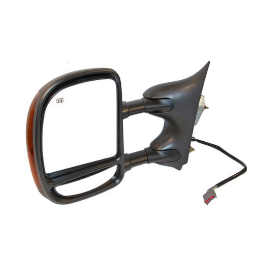 2003-2005 Ford Excursion, 2002-2007 Ford F250 & F350 SuperDuty, 2002-2003 Ford F450 & F550 Super Duty F-Series SD Pickup Truck Power With Heat (2-Arms) Telescopic with Amber Turn Signal Light/Lamp Black Textured Folding Telescoping (Twin Post with Dual Glass) Folding (180 Degree Rotation with Outward and Inward Swing) Heated (Rectangular Plug) Rear View Mirror Left Driver Side (2002 02 2003 03 2004 04 2005 05 2006 06 2007 07) Mirrors Aftermarket Auto Parts FO1320268