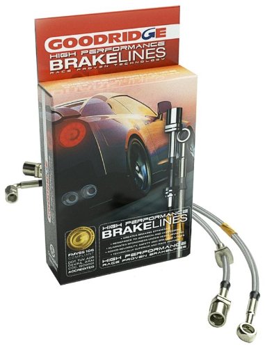Goodridge G-Stop 25011 Stainless Steel Braided Brake Lines Mazda MILLENNIA 95-98 ABS Goodridge 25011
