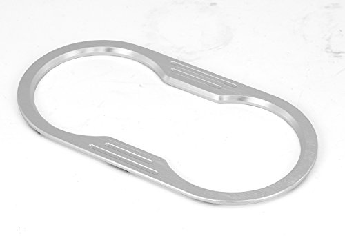 Rugged Ridge 11421.14 Brushed Billet Aluminum Front Cup Holder Bezel Cup Holders Rugged Ridge 11421.14