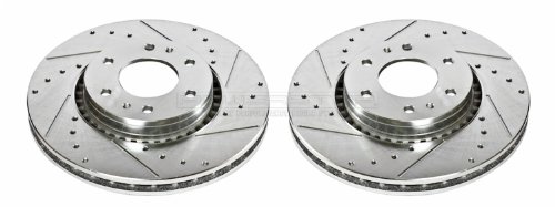 Power Stop (AR8650XPR) Drilled and Slotted Rotor Rotors Power Stop AR8650XPR