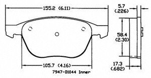 Brake Pads Power Stop 17-1044