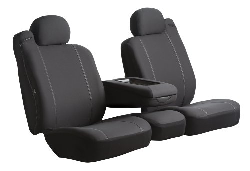Fia SP82-34 BLACK Custom Fit Rear Seat Cover Split Cushion 40/60 - Poly-Cotton, (Black) Accessories FIA SP82-34 BLACK