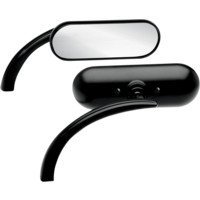 Arlen Ness 13-412 Left-Side Mini Oval Mirror For Harley-Davidson Mirrors Arlen Ness ZZ 0640-0499