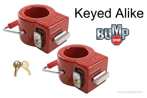 Antitheft Trailer Coupler Locks - Keyed Alike 387NKA
