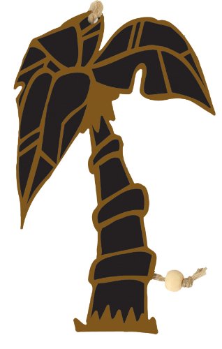 Chic Accessories A3019 Island Adventures Midnight Storm Palm Tree Paper Air Freshener, (Pack of 3) Air Fresheners Chic Accessories A3019