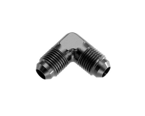 Redhorse Performance 821-06-2 -06 Male 90 Degree AN/JIC Flare Adapter - Black Cap Adapters Red Horse Performance 821-06-2