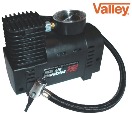 Valley Mini Air Compressor Electric Tire Infaltor Pump 12 Volt Car 12v Air Compressors & Inflators American Power