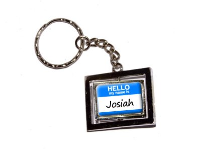 Hello My Name Is Josiah - New Keychain Ring Key Chains KS0728