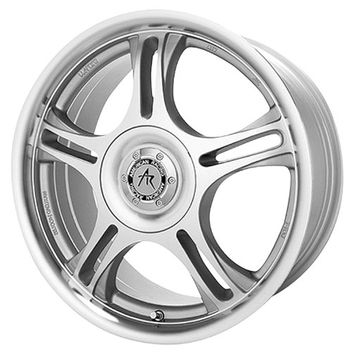 American Racing Estrella 16x7 Machined Wheel / Rim 5x100 with a 40mm Offset and a 70.64 Hub Bore. Partnumber AR956780 Car American Racing AR956780