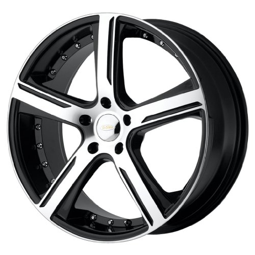 Diamo DI037 18x8 Black Wheel / Rim 5x120 with a 42mm Offset and a 74.10 Hub Bore. Partnumber DI03788052342 Car Diamo DI03788052342