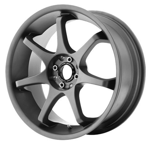 Motegi MR125 18x8 Gray Wheel / Rim 5x112 with a 35mm Offset and a 72.60 Hub Bore. Partnumber MR12588056435 Car Motegi MR12588056435