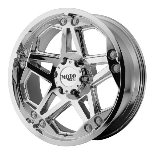 Moto Metal MO960 18x9 Chrome Wheel / Rim 8x6.5 with a -12mm Offset and a 125.50 Hub Bore. Partnumber MO96089080212N Heavy Truck Moto Metal MO96089080212N