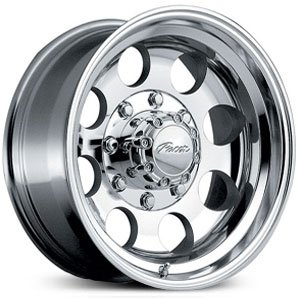 Pacer LT 15x10 Polished Wheel / Rim 5x5 with a -48mm Offset and a 83.00 Hub Bore. Partnumber 164P-5173 Car Pacer 164P-5173