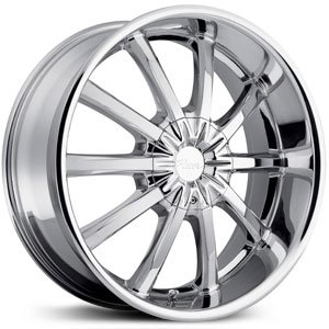 Pacer Blitz 20x9 Chrome Wheel / Rim 5x115 & 5x5.5 with a 15mm Offset and a 83.82 Hub Bore. Partnumber 782C-2901715 Car Pacer 782C-2901715