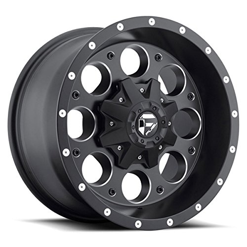Fuel Revolver 15x8 Black Wheel / Rim 6x5.5 with a -18mm Offset and a 108.00 Hub Bore. Partnumber D52515808337 Car Fuel D52515808337