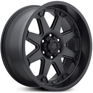 Ultra Bolt 18 Black Wheel / Rim 6x135 with a 25mm Offset and a 87 Hub Bore. Partnumber 198-8963B Car Ultra 198-8963B