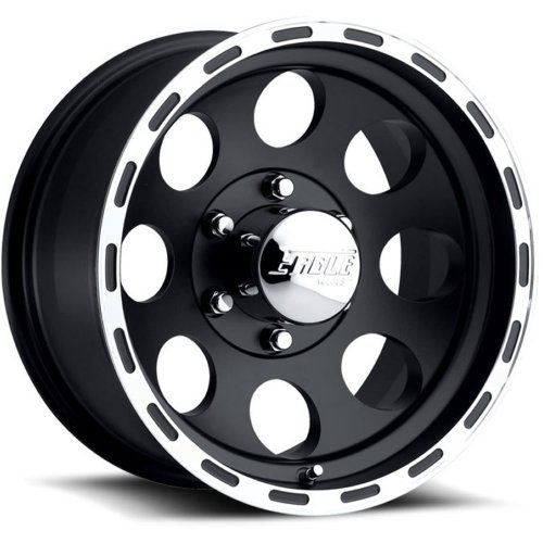American Eagle 185 16 Black Wheel / Rim 8x170 with a -5mm Offset and a 130.18 Hub Bore. Partnumber 18527887 Heavy Truck American Eagle 18527887
