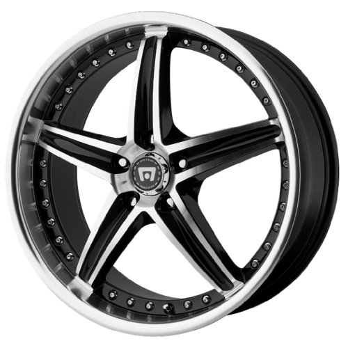 Motegi MR107 16x7 Black Wheel / Rim 5x4.5 with a 42mm Offset and a 72.60 Hub Bore. Partnumber MR10767012342 Car Motegi MR10767012342