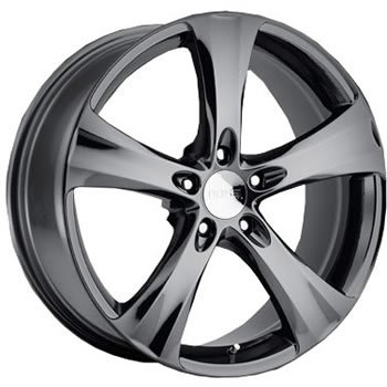 Boss 328 18 Black Diamond Wheel / Rim 5x4.5 with a 40mm Offset and a 72.64 Hub Bore. Partnumber 32889812 Car Boss Audio 32889812