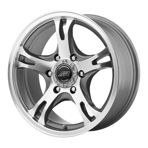 American Racing AR898 Dark Silver Wheel with Machined Face (18x8/5x120mm) Car American Racing AR89888052425