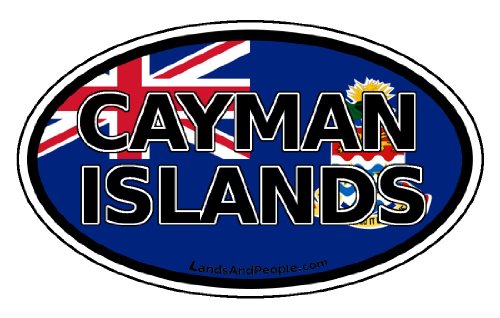 Bumper Stickers, Decals & Magnets LandsAndPeople cayman_0001