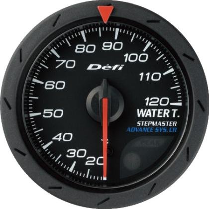 DEFI Advance CR Black 52mm Water Temperature Gauge (Metric) Water Temp Defi defiDF08402