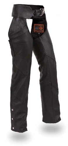 First Manufacturing Women's Only Chaps (Black, X-Small) Pants & Chaps First Manufacturing FIL704CFD-XS