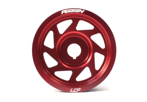 Perrin 93+ Impreza (WRX/STi) Crank Pulley - Red Power Pulleys Perrin paPSP-ENG-100RD