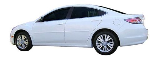 Painted Body Side Moldings for 2009-2012 Mazda Mazda6 (Comet Gray Metallic 37D) Side FE-MAZDA609-37D
