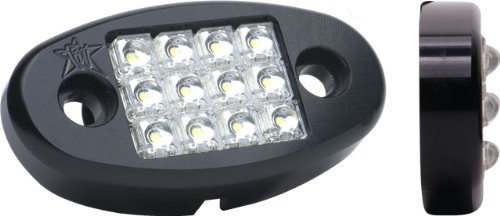 Rigid Industries 40102 White Flat Mount LED Dome Light Performance Parts & Accessories Rigid Industries 40102