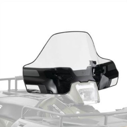 LOCK & RIDE BLACK MID HEIGHT WINDSHIELD SPORTSMAN 400 500 800 X2 TOURING Windshields & Accessories Polaris 2878388-070
