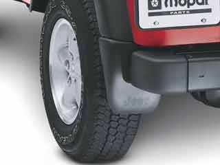 1997-2006 Jeep Wrangler Rear Mopar Molded Splash Guards - 82202307 Mud Flaps & Splash Guards Mopar 82202307