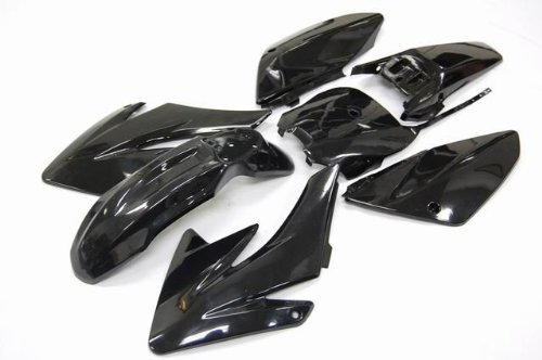 Dirt Pit Bike CRF70 Fairings Plastic Body Kit Parts Honda Black PS28 Fairing Kits PCC MOTOR