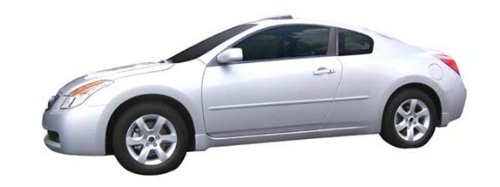 Painted Body Side Moldings for 2008-2012 Nissan Altima 2 Door (Steel Grey Metallic K50) Side FE-ALT08-2DR-K50