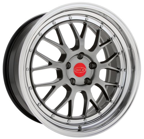 Privat Akzent 18 Gunmetal Wheel / Rim 5x4.5 with a 40mm Offset and a 73.10 Hub Bore. Partnumber AZ8A514409 Car Privat AZ8A514409
