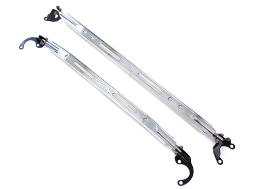 90-93 Acura Integra without ABS Megan Racing Front + Rear Up Strut Bars Combo Polish Torque Struts Megan Racing B-MRB052-FRU-Polish