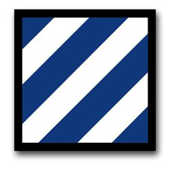 US Army 3rd Infantry Division Patch Decal Sticker 5.5 Bumper Stickers, Decals & Magnets Army Decals