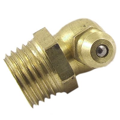 M12 Male Thread 90 Degree Angle Grease Nipple Brass Zerk Fitting Nozzles Amico Amico