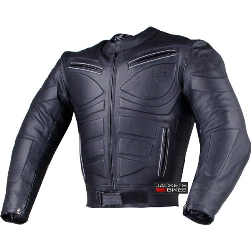 BLADE MOTORCYCLE RIDING ARMOR BIKER LEATHER JACKET BLACK L Jackets Jackets 4 Bikes US2000-Black-L